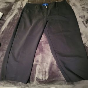 Black dress capri